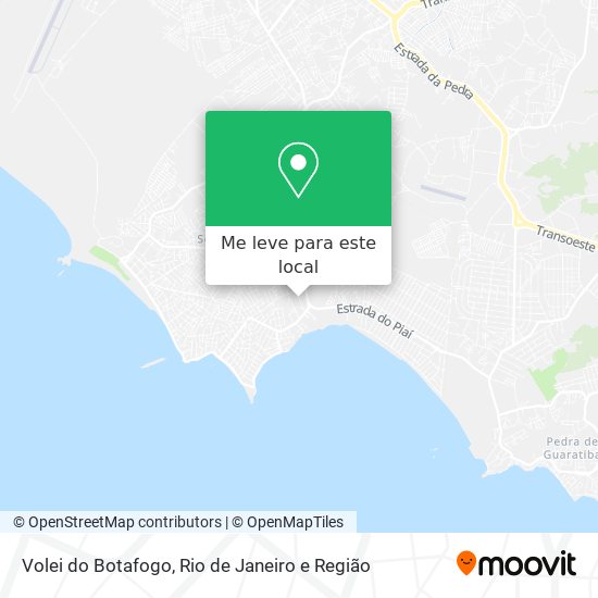 Volei do Botafogo mapa