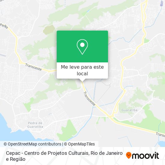 Cepac - Centro de Projetos Culturais mapa