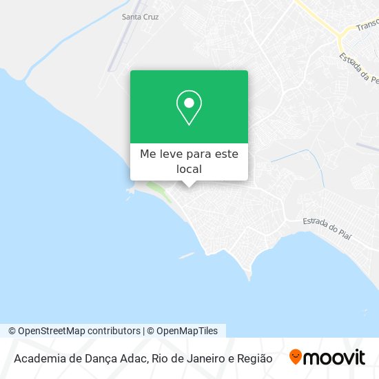 Academia de Dança Adac mapa