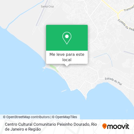 Centro Cultural Comunitario Peixinho Dourado mapa