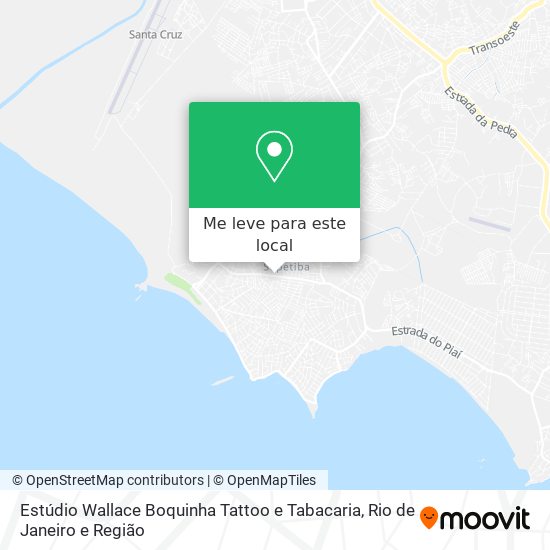 Estúdio Wallace Boquinha Tattoo e Tabacaria mapa