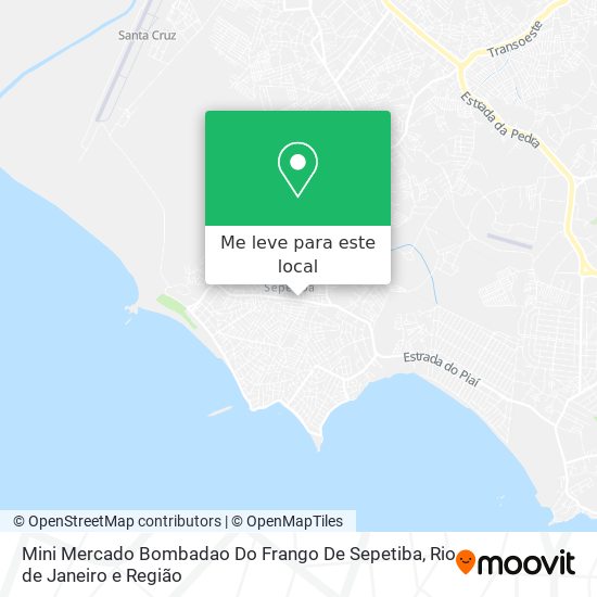 Mini Mercado Bombadao Do Frango De Sepetiba mapa