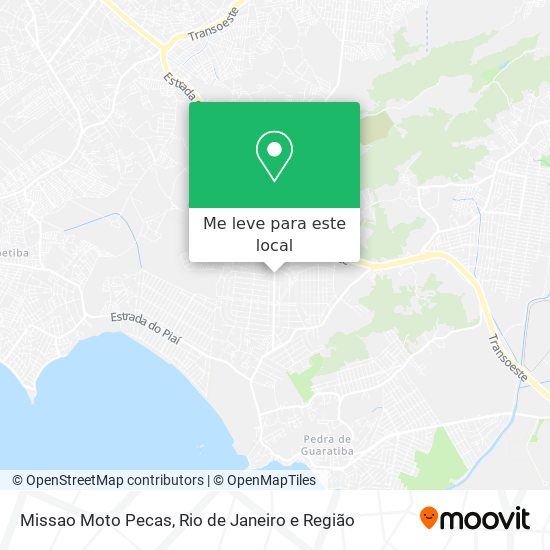 Missao Moto Pecas mapa