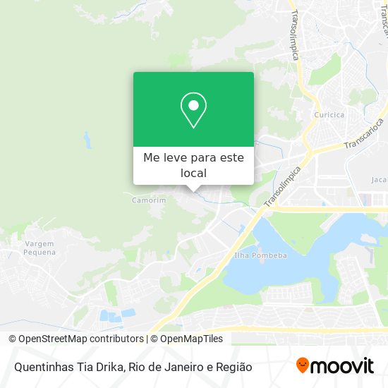 Quentinhas Tia Drika mapa