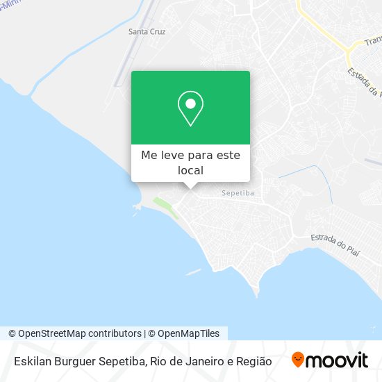 Eskilan Burguer Sepetiba mapa