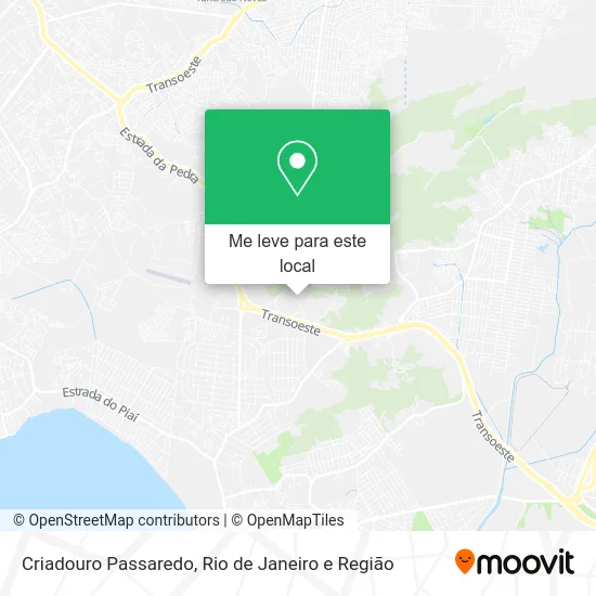 Criadouro Passaredo mapa