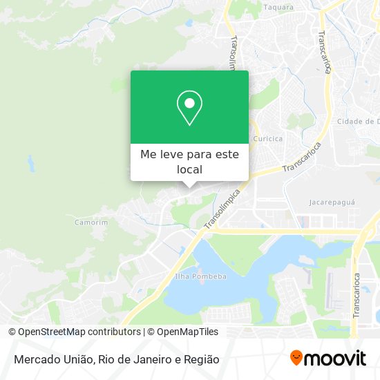 Mercado União mapa