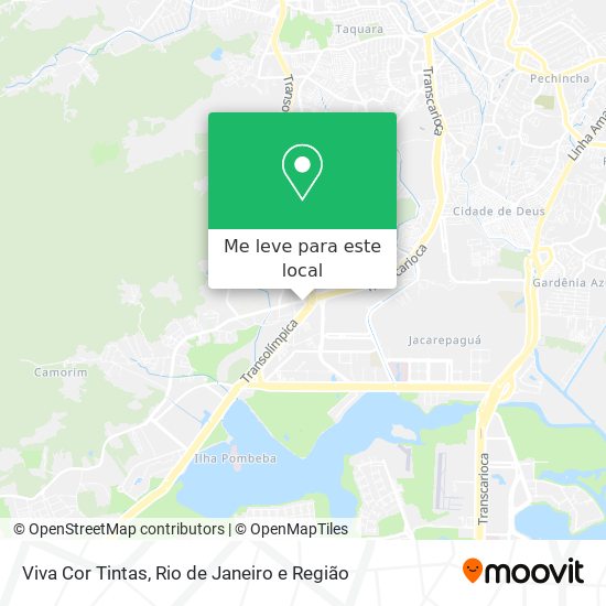Viva Cor Tintas mapa