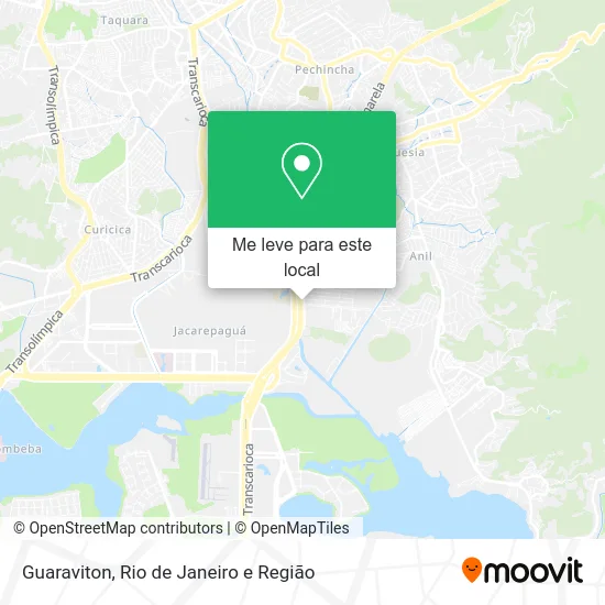 Guaraviton mapa
