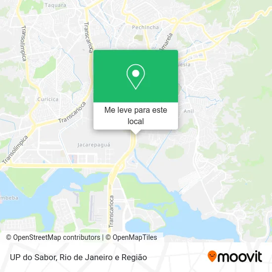 UP do Sabor mapa