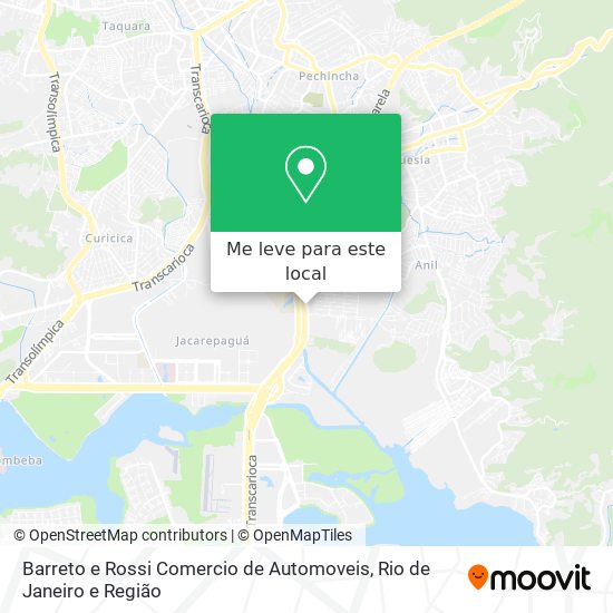 Barreto e Rossi Comercio de Automoveis mapa