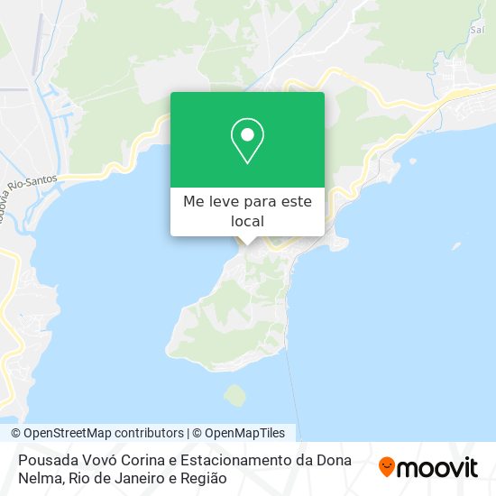 Pousada Vovó Corina e Estacionamento da Dona Nelma mapa