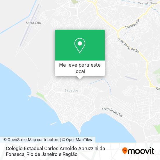 Colégio Estadual Carlos Arnoldo Abruzzini da Fonseca mapa