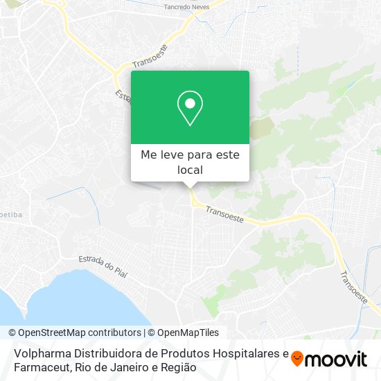 Volpharma Distribuidora de Produtos Hospitalares e Farmaceut mapa