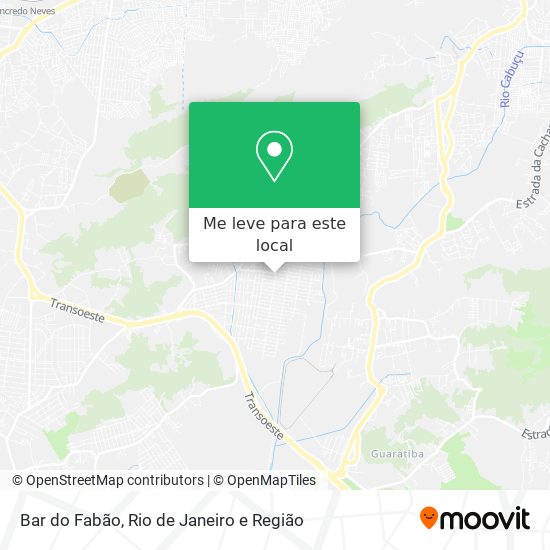 Bar do Fabão mapa