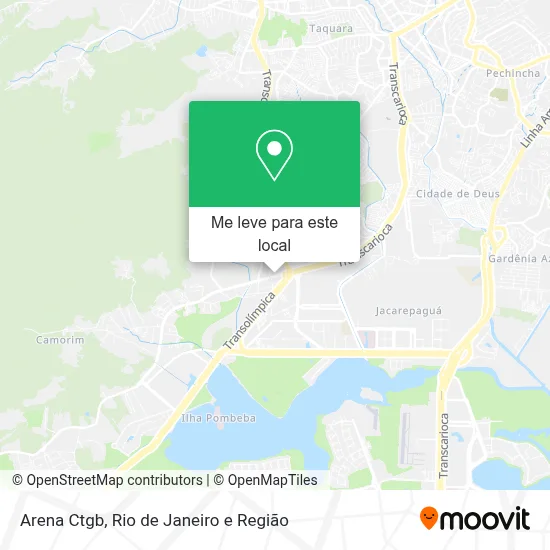 Arena Ctgb mapa