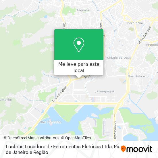Locbras Locadora de Ferramentas Elétricas Ltda mapa