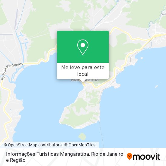 Informações Turísticas Mangaratiba mapa