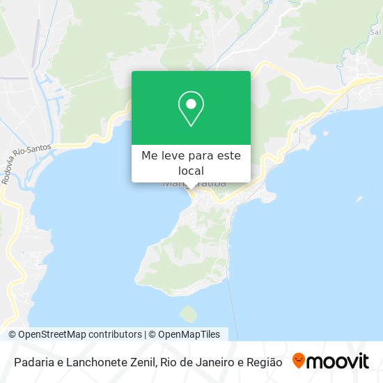 Padaria e Lanchonete Zenil mapa