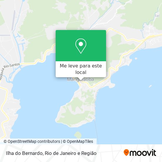 Ilha do Bernardo mapa