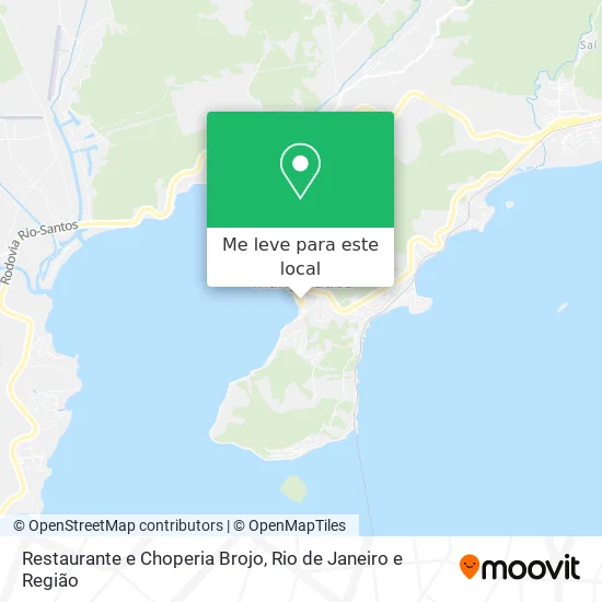 Restaurante e Choperia Brojo mapa