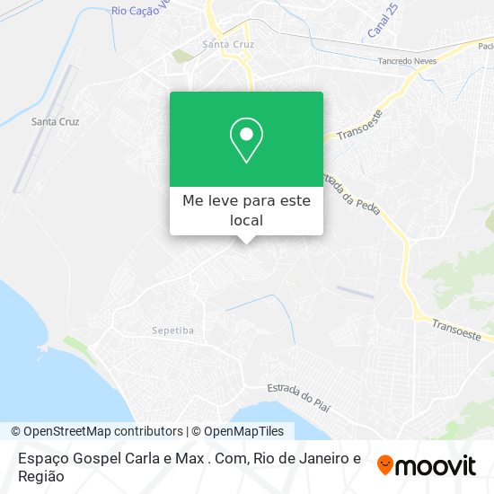 Espaço Gospel Carla e Max . Com mapa