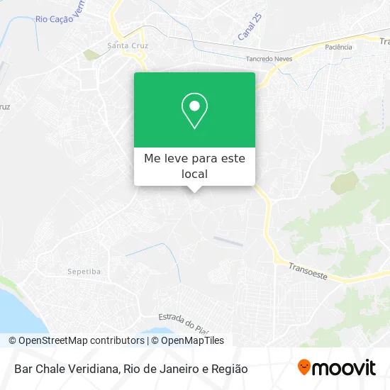 Bar Chale Veridiana mapa