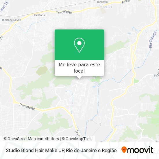 Studio Blond Hair Make UP mapa