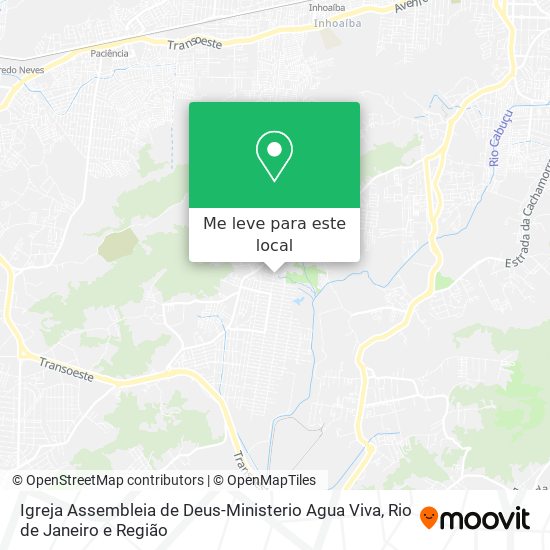 Igreja Assembleia de Deus-Ministerio Agua Viva mapa