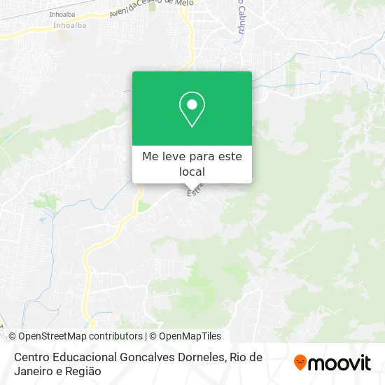 Centro Educacional Goncalves Dorneles mapa