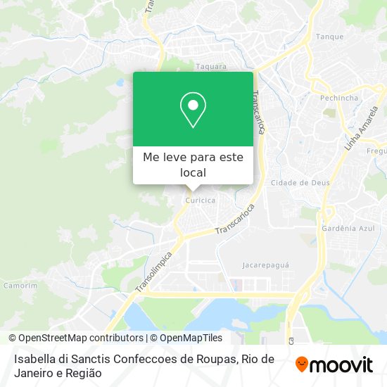 Isabella di Sanctis Confeccoes de Roupas mapa