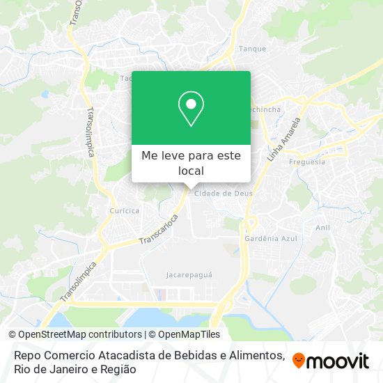 Repo Comercio Atacadista de Bebidas e Alimentos mapa