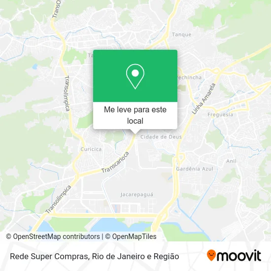 Rede Super Compras mapa