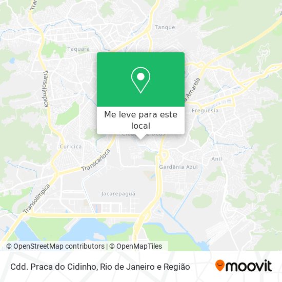 Cdd. Praca do Cidinho mapa