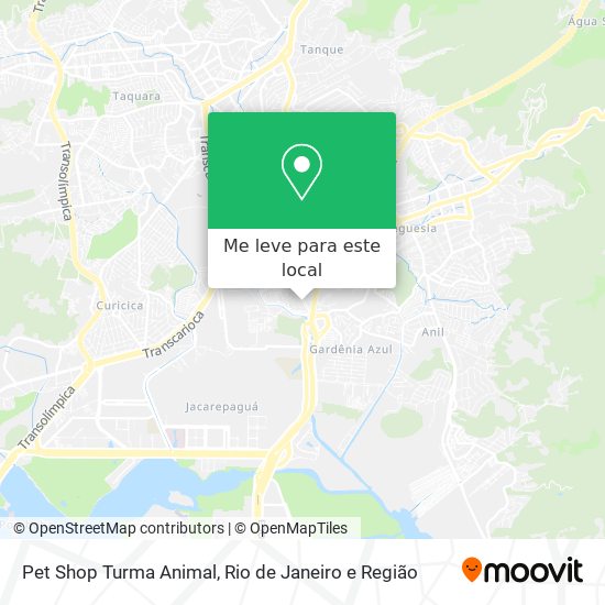Pet Shop Turma Animal mapa