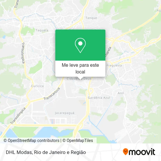 DHL Modas mapa