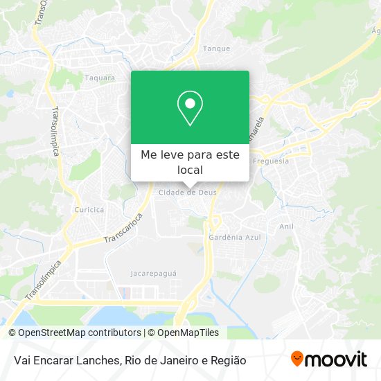 Vai Encarar Lanches mapa