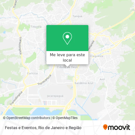 Festas e Eventos mapa