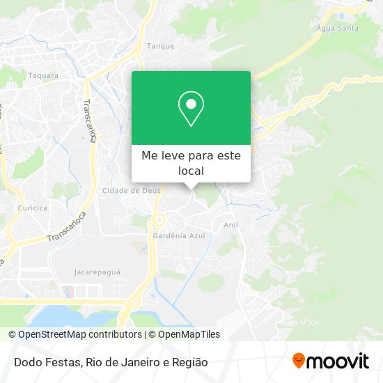 Dodo Festas mapa