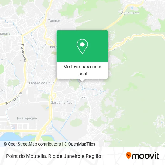 Point do Moutella mapa
