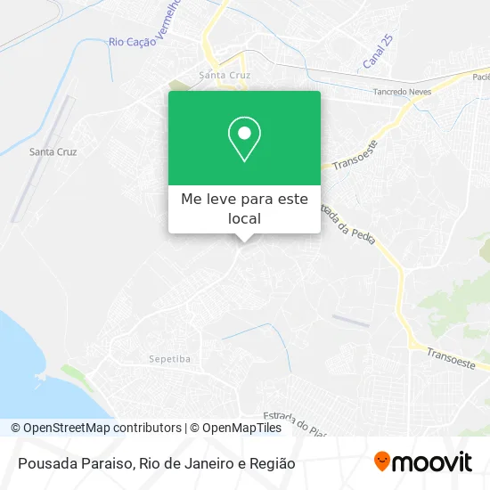 Pousada Paraiso mapa