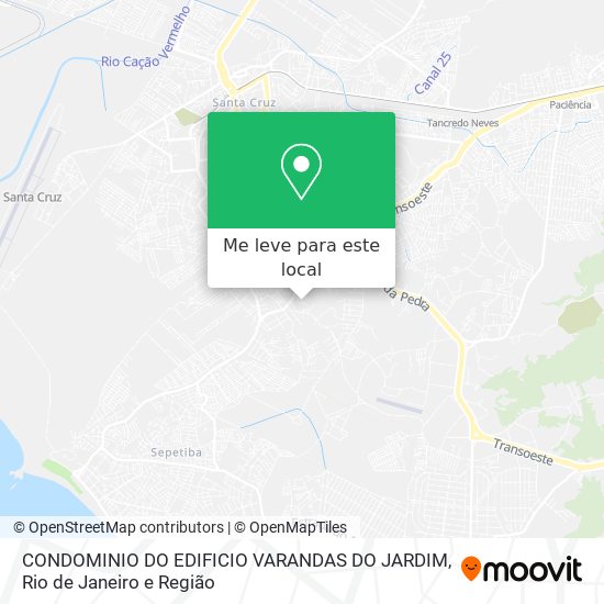 CONDOMINIO DO EDIFICIO VARANDAS DO JARDIM mapa