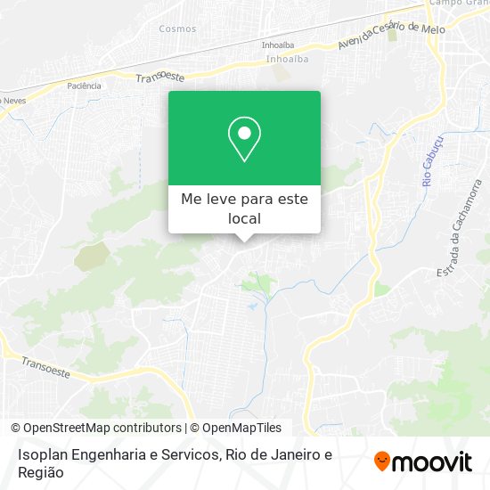 Isoplan Engenharia e Servicos mapa