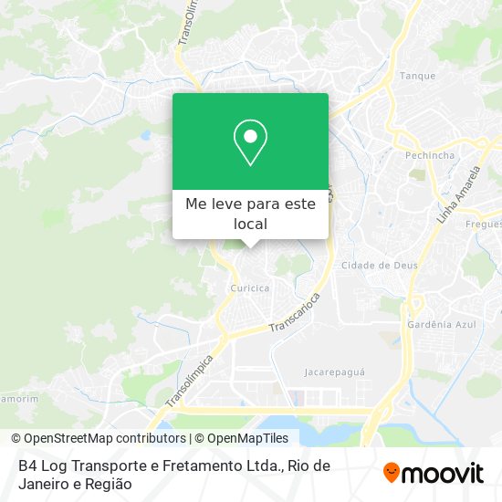 B4 Log Transporte e Fretamento Ltda. mapa