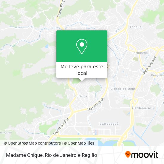 Madame Chique mapa