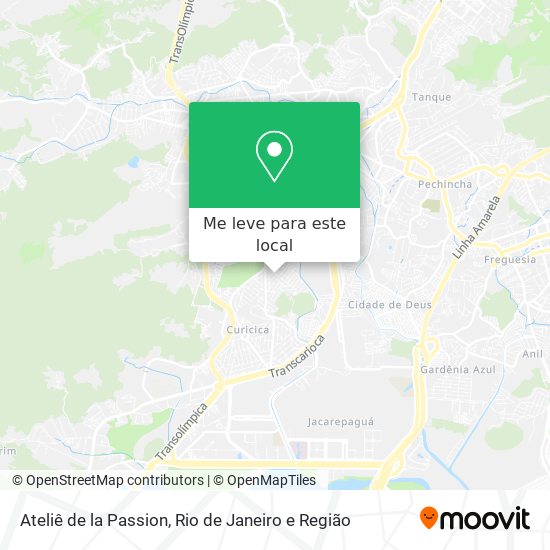 Ateliê de la Passion mapa