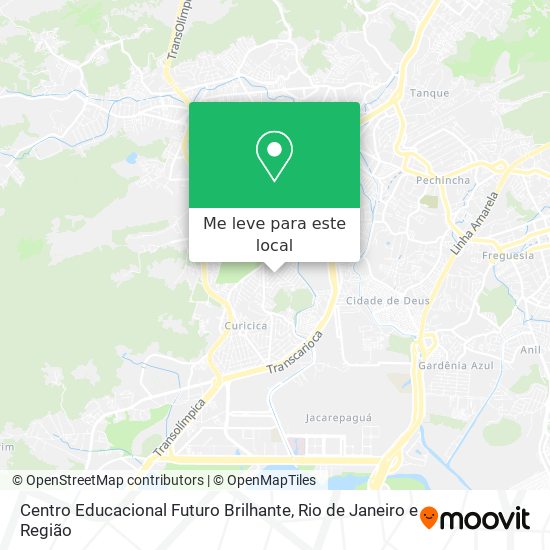 Centro Educacional Futuro Brilhante mapa
