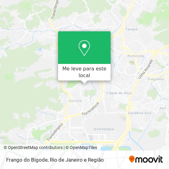 Frango do Bigode mapa