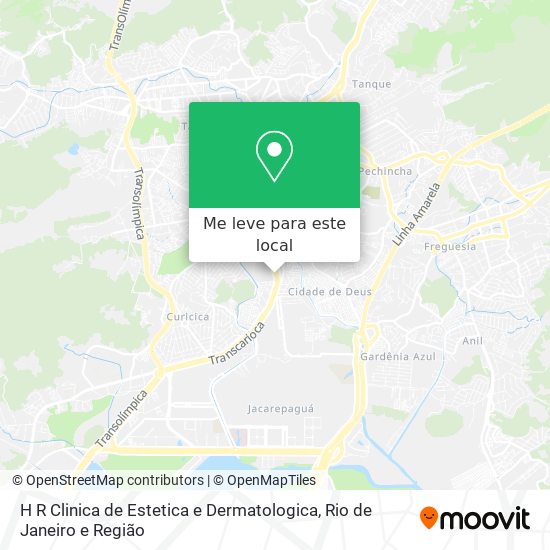 H R Clinica de Estetica e Dermatologica mapa