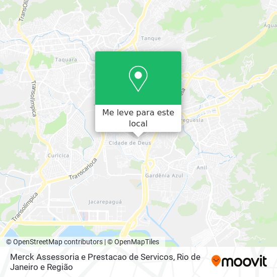 Merck Assessoria e Prestacao de Servicos mapa